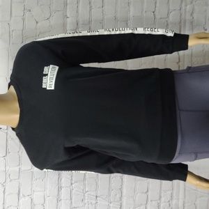 H&M Divided Rebel Girl Revolution XS Black & white sweatshirt